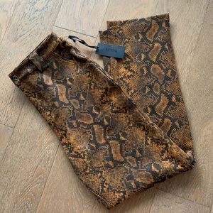 New Revolve snakeprint pants